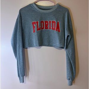 Florida cropped long sleeve tee